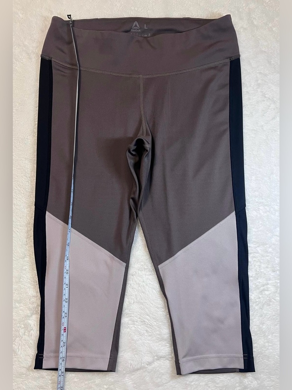 Reebok Men’s Brown, Black and Light Gray Performance Joggers